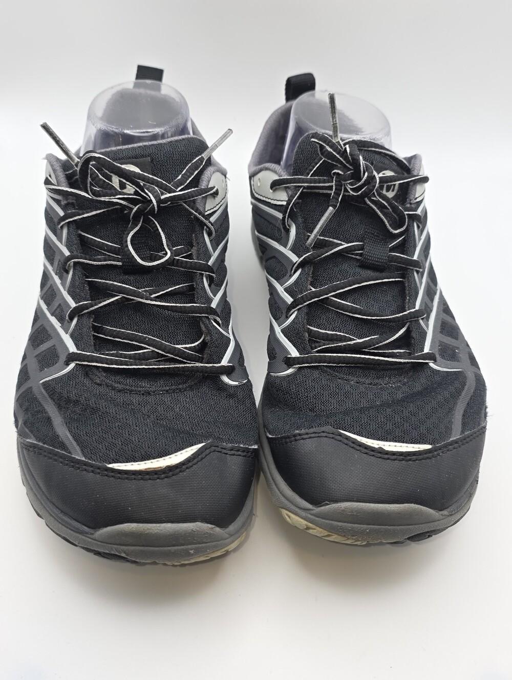 Merrell Bare Access Arc Lace-Up Sneakers In Black/Silver (11)